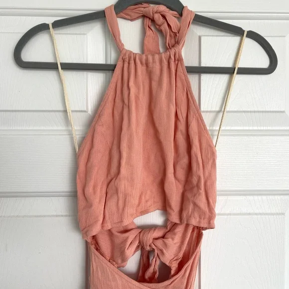 Free People Bring On The Heat Rose Wrap Maxi Dress | Small - Picture 3 of 6